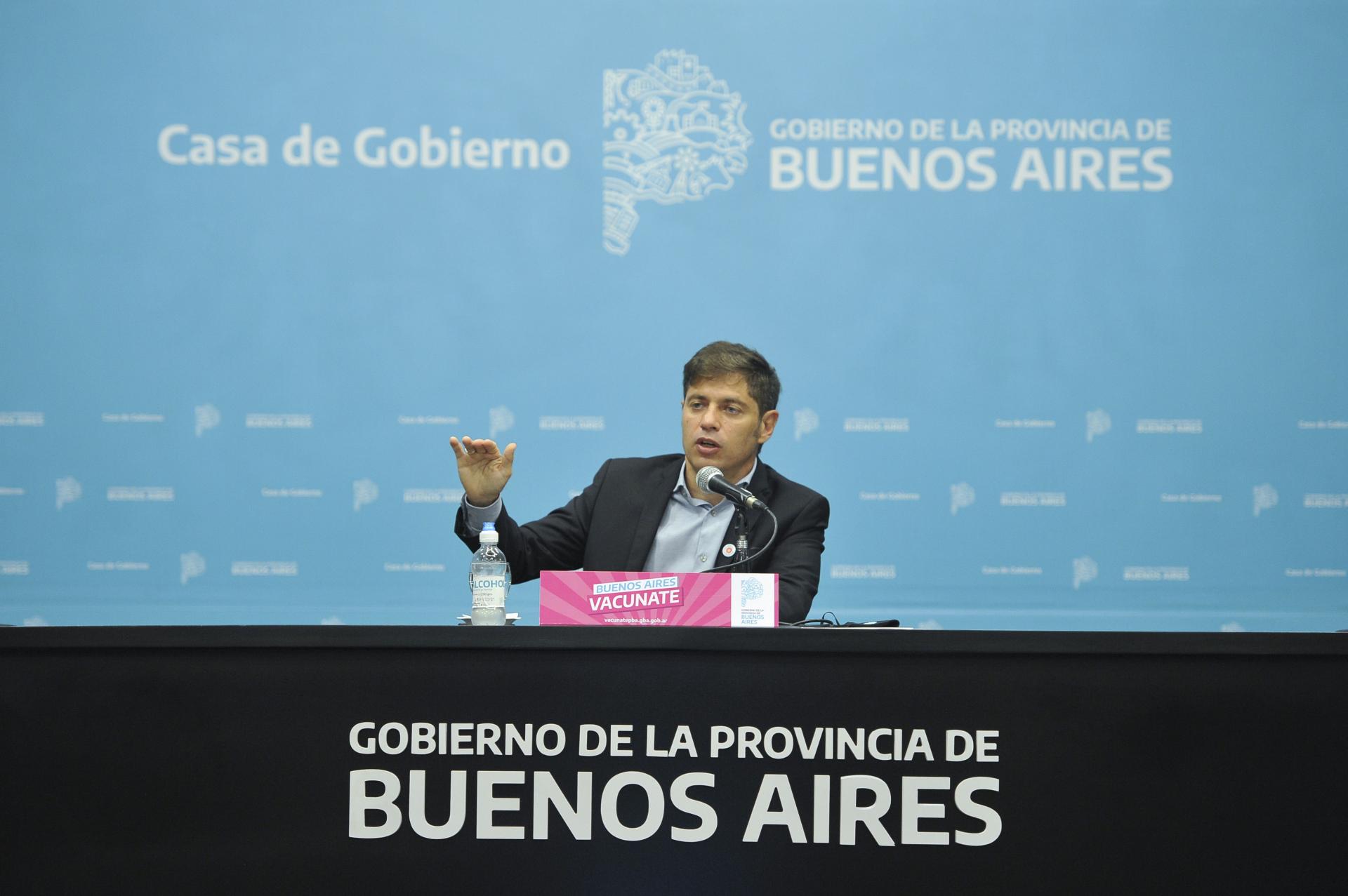 KICILLOF: “ESTAMOS INICIANDO LA VACUNACIÓN MASIVA”