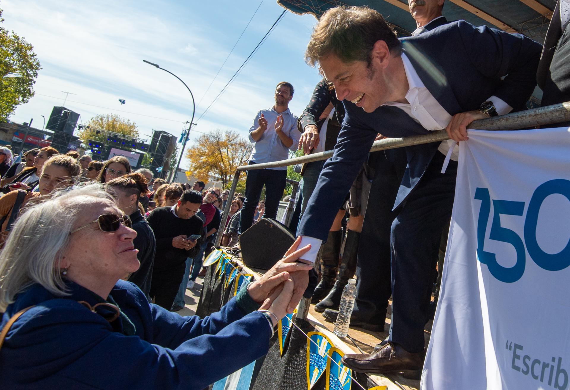 KICILLOF PARTICIPÓ DE LOS FESTEJOS POR EL  150°ANIVERSARIO DE RAUCH