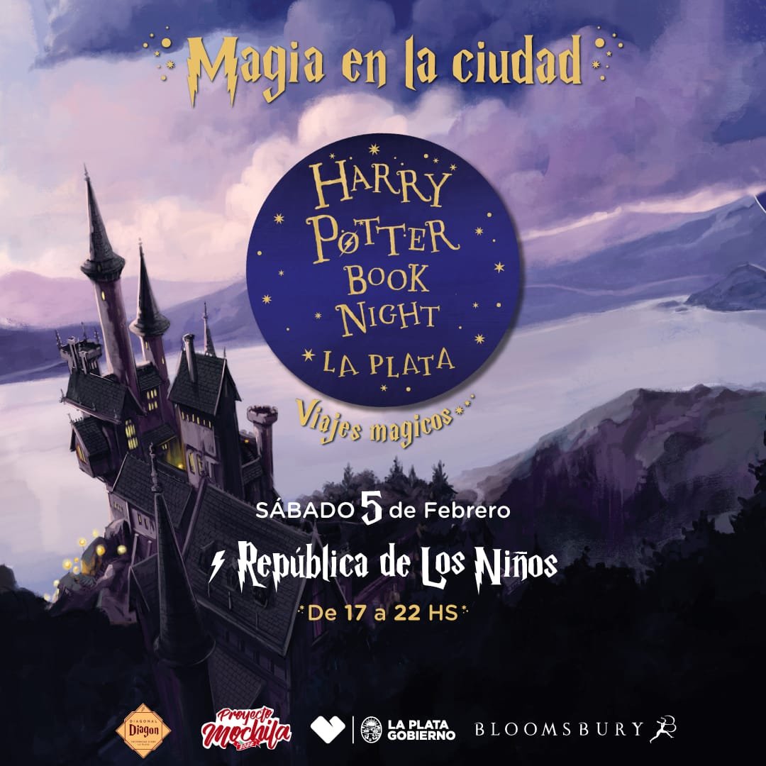 EN LA PLATA SE REALIZARÁ EL "HARRY POTTER BOOK NIGHT"