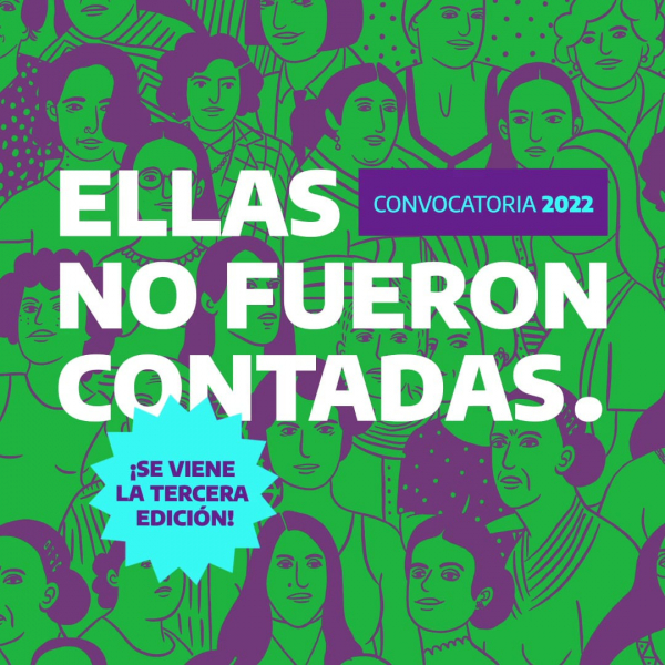 SE REALIZARÁ EL CONCURSO "ELLAS NO FUERON CONTADAS"