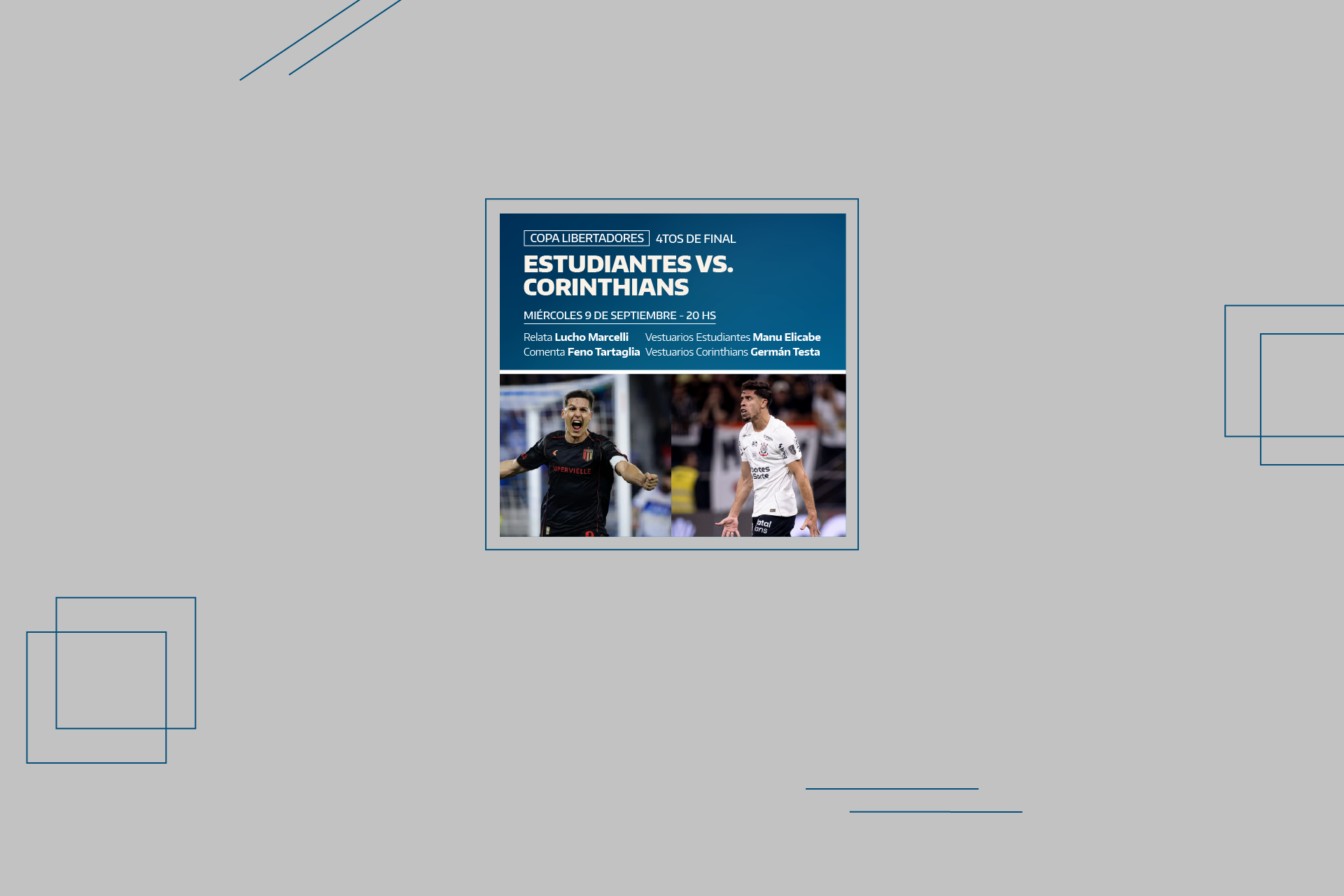 ESTUDIANTES VS CORINTHIANS
