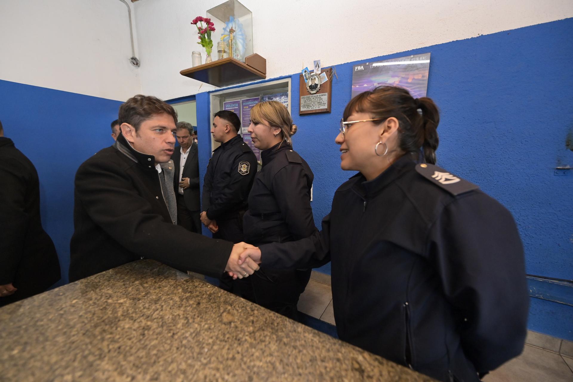 KICILLOF INAUGURÓ UNA NUEVA ALCAIDÍA DEPARTAMENTAL  EN LA PLATA