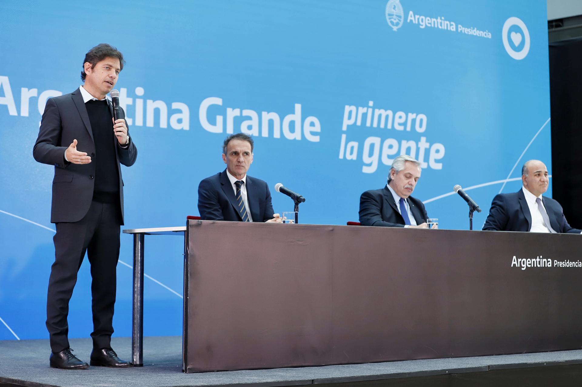 KICILLOF: “VAMOS A CAMBIAR LA LOGÍSTICA Y FISONOMÍA DE TODA EL AMBA”