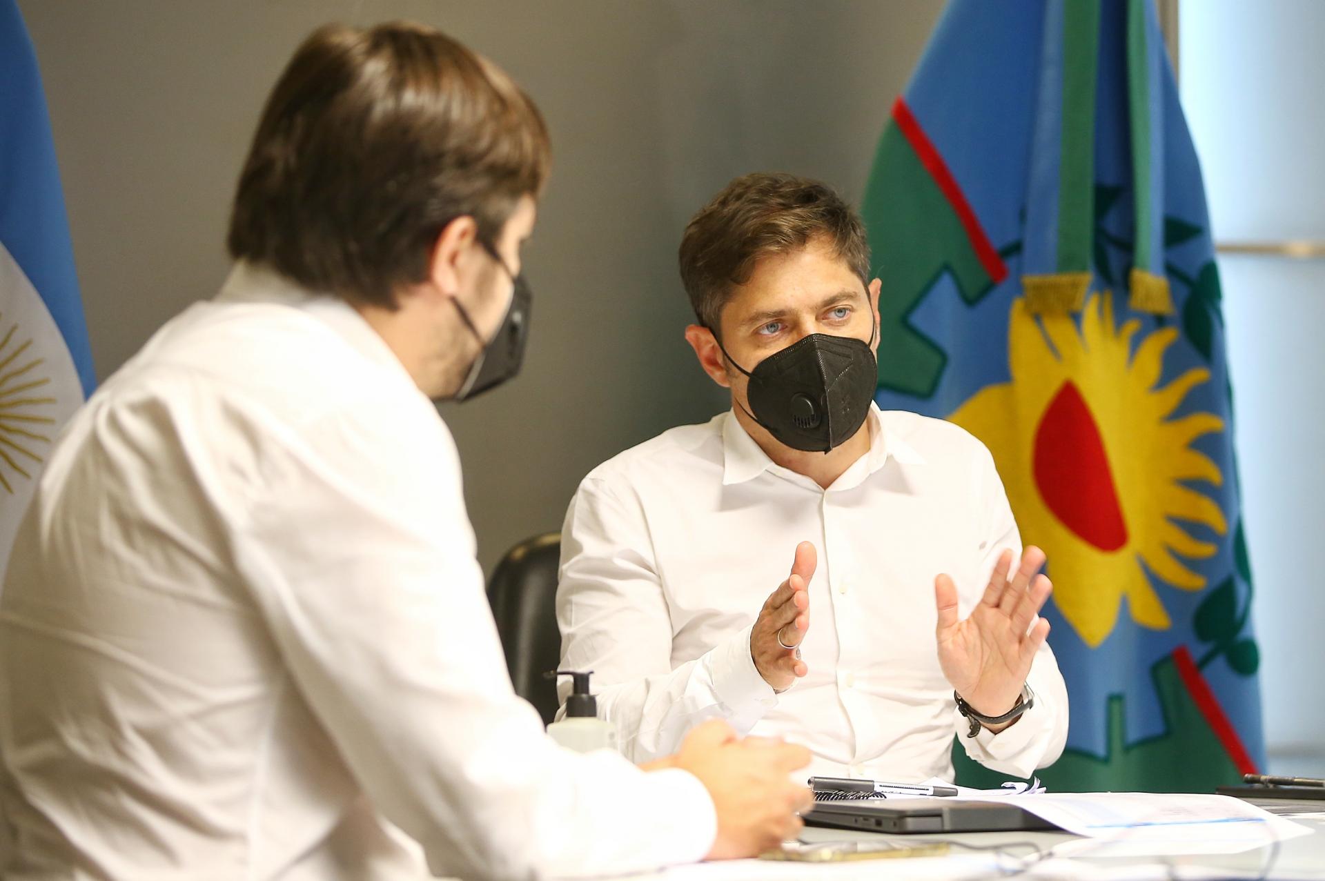 KICILOFF MANTUVO UNA REUNIÓN VIRTUAL CON INTENDENTES DEL AMBA