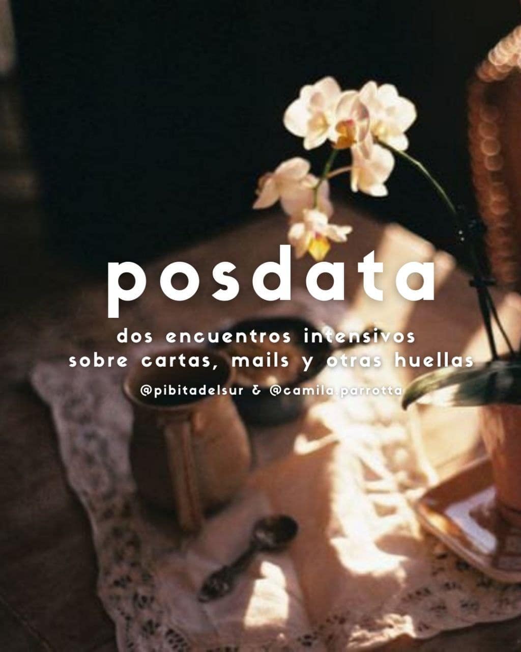 INVITAN A PARTICIPAR DEL TALLER "POSDATA"