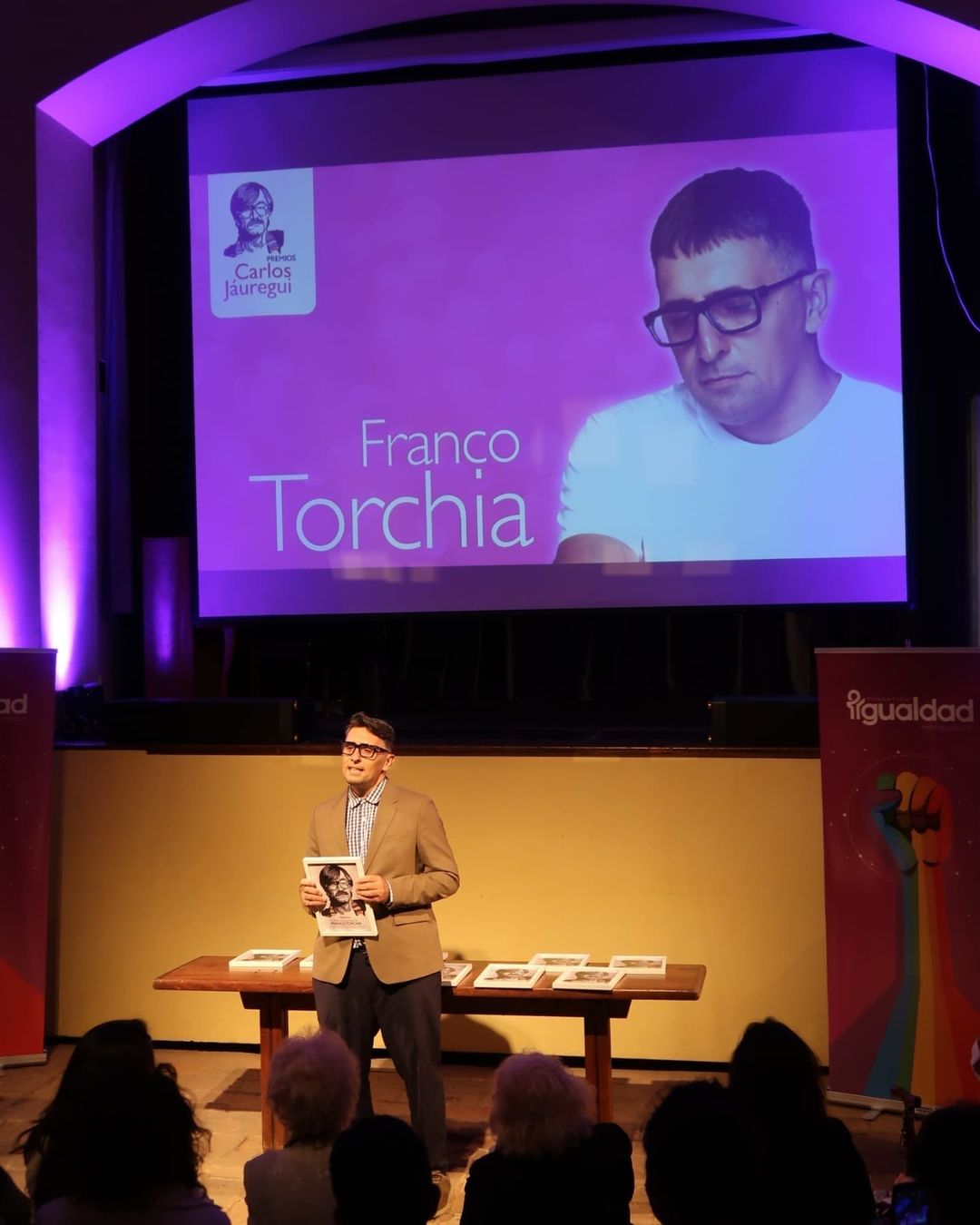 FRANCO TORCHIA RECIBIÓ EL PREMIO CARLOS JAUREGUI