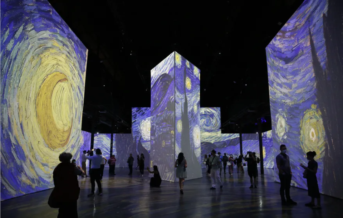 "IMAGINE VAN GOGH" ESTARÁ EN LA RURAL HASTA FINES DE ABRIL